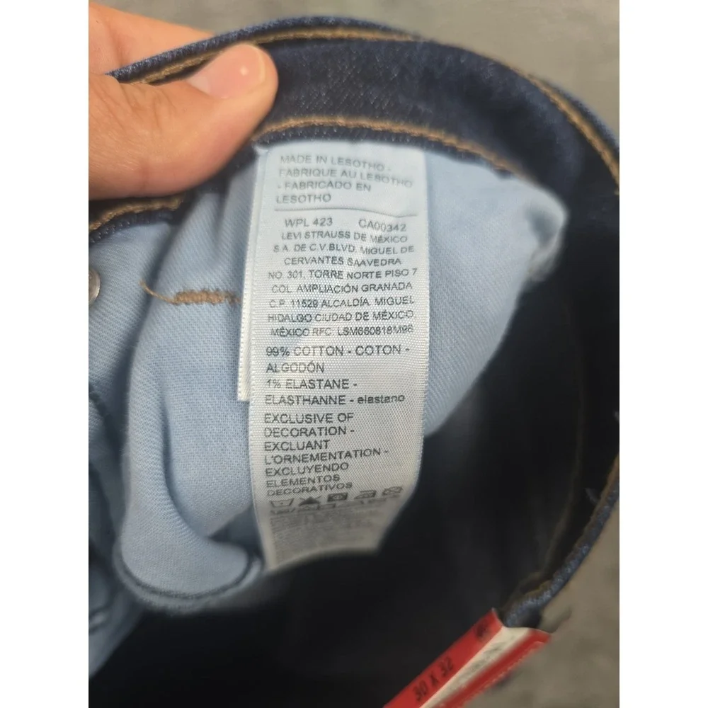 Levi Strauss Signature‎ Jeans Men's Size 30x32 Blue Relaxed Fit NWT Workwear